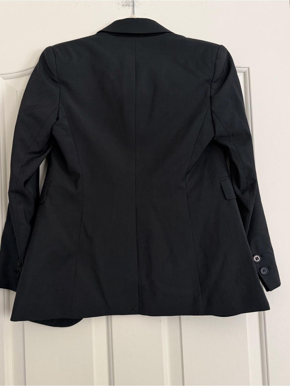Theory Black Tailored 100% wool Blazer Sz 2 - Picture 3 of 4